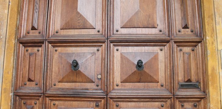 solid wood door