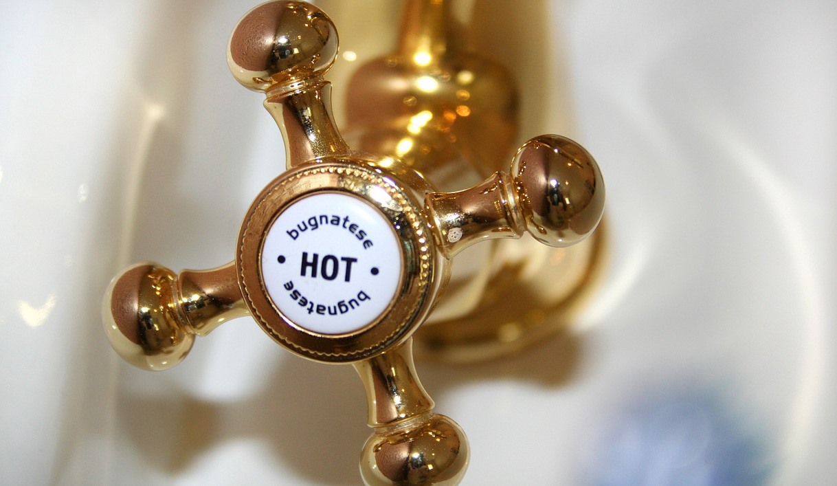hot water